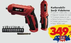 APRİLLA KATLANABİLİR ŞARJLI VİDALAMA fiyat ve kampanya bilgisi